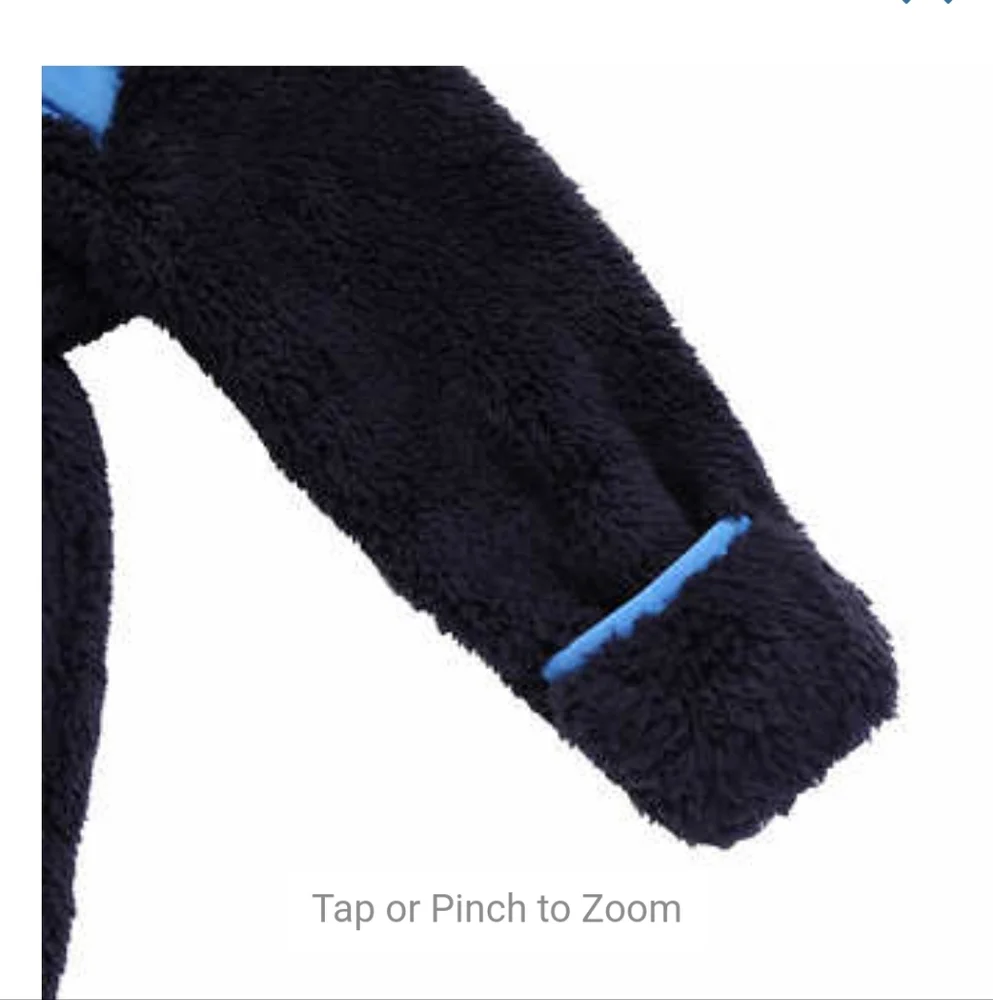 Snozu Infant 2-piece Fleece Set, jacket and snowsuit, Blue nwt, 9-12m